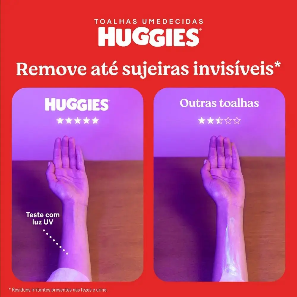 Lenços Umedecidos Huggies Recém Nascido Pack C/4 - 192 Un thumbnail 4