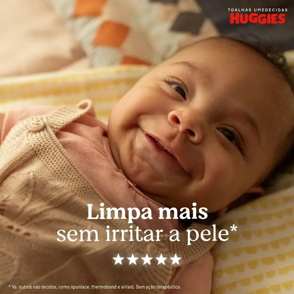 Lenços Umedecidos Huggies Recém Nascido Pack C/4 - 192 Un thumbnail 8
