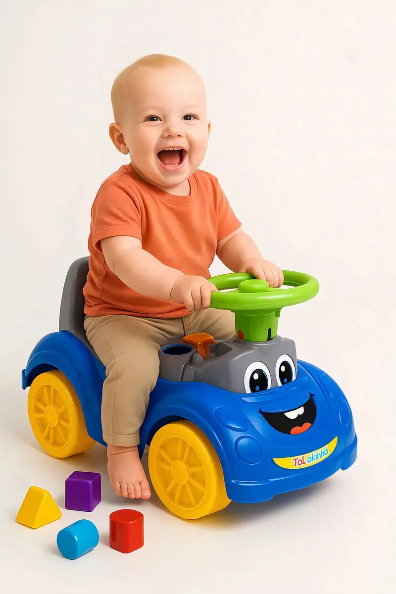 Totokinha Cardoso Azul – Triciclo Infantil Sport 3 em 1 Super Divertido Seguro e Resistente - 1