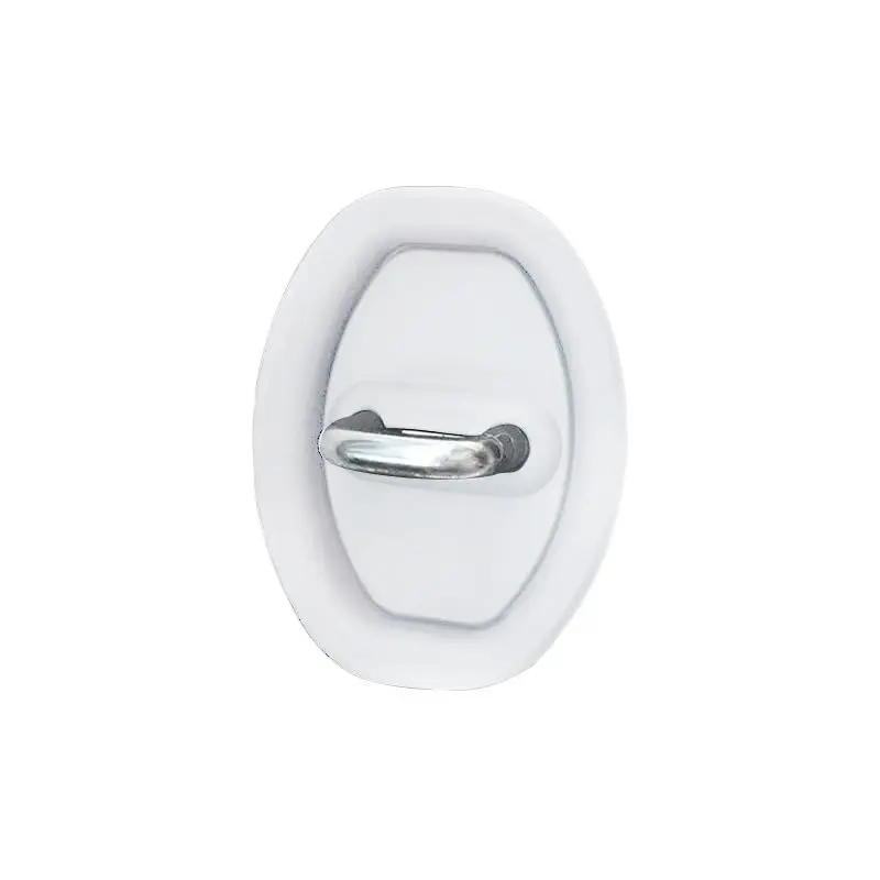 Kit Protetor de Porta do Carro 4 Peças - Amortecedor Borracha Anti Colisão(Branco-4pcs) - 1