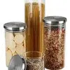 Conjunto 4 Potes Herméticos De Vidro Tampa Inox Electrolux - 1