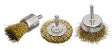MTX Jogo De Escova de Aço Carbono 3 em 1 Plana 50Mm e 2 T - 1