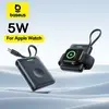 【Com Taxa】PowerBank Baseus com 1640mAh 5w para Apple Watch S1-S10 SE SE2 Ultra2 - Carregador Sem Fio Magnético Para Apple Watch - 1