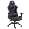 Cadeira Gamer Podcaster, Reclinável, 4D, Preta e Roxa - 1