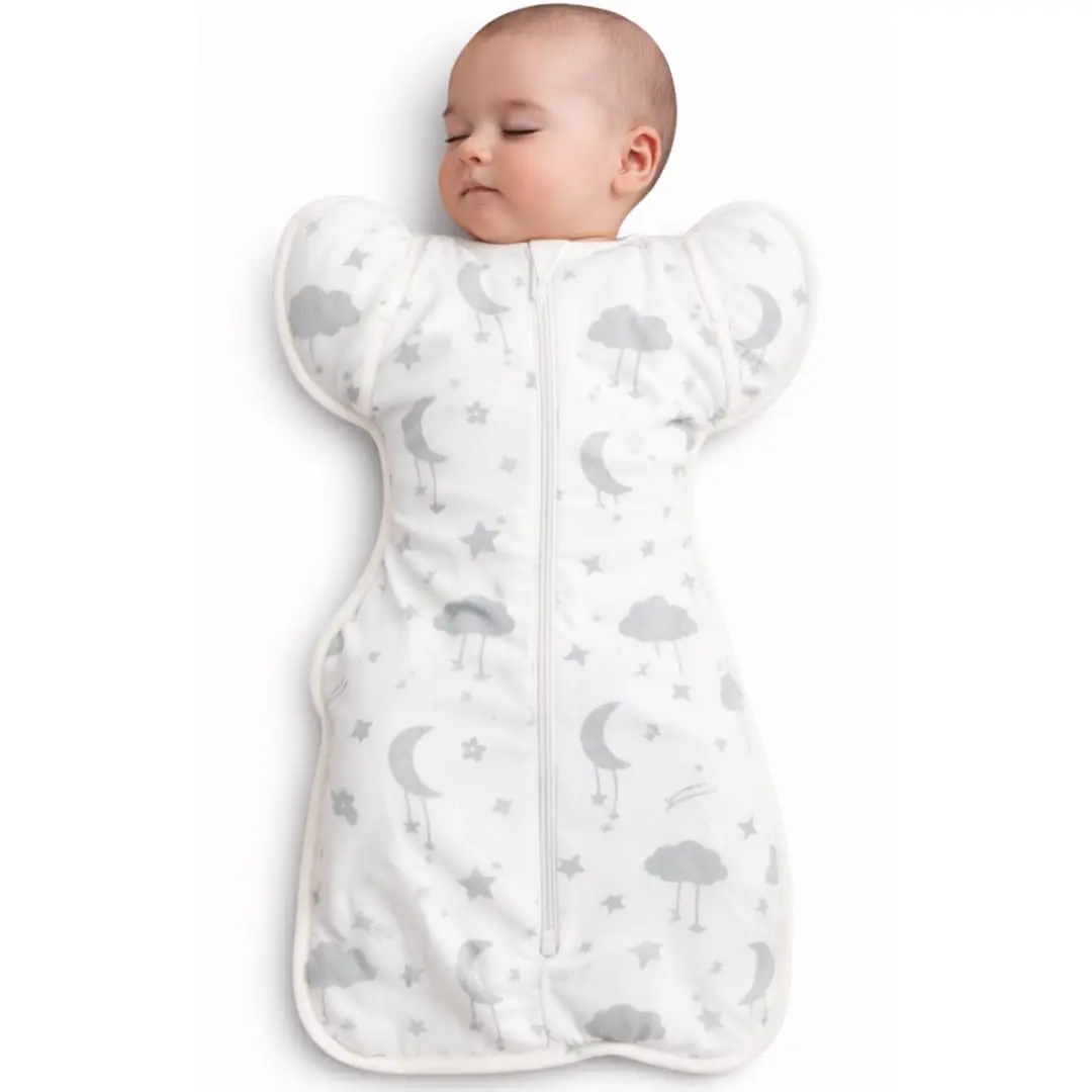 Akinotori Swaddle Dream Up — Charutinho, Saco de Dormir — Cor Nuvens — G | Swaddle de Transição, Melhora o Sono, Acalma o Reflexo do Susto, Essencial para Recém-nascidos