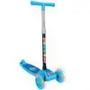 Patinete infantil 3 rodas com luzes led dobrável e ajustável menino menina - 1