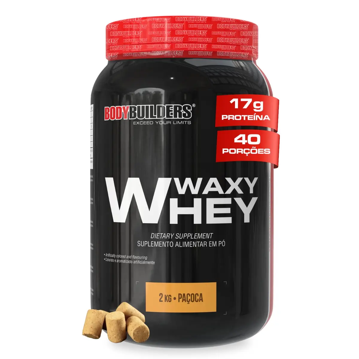Waxy Whey Paçoca 2kg - Bodybuilders