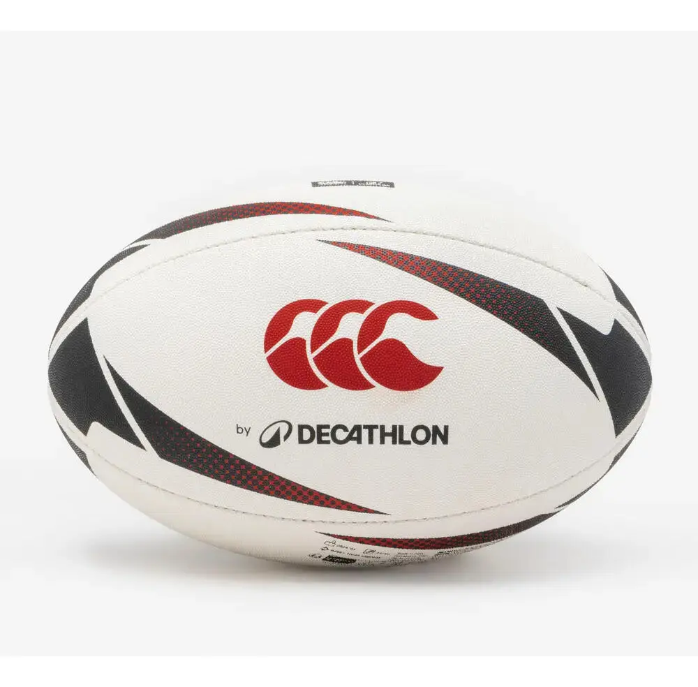 Bola De Treino De Rugby Canterbury T5 Decathlon Preta