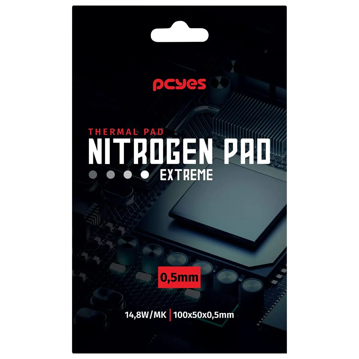 PCYES Thermal Pad Nitrogen Extreme 100 X 50 X 0,5mm 14,8W/Mk | PCYNPE05148 - 1