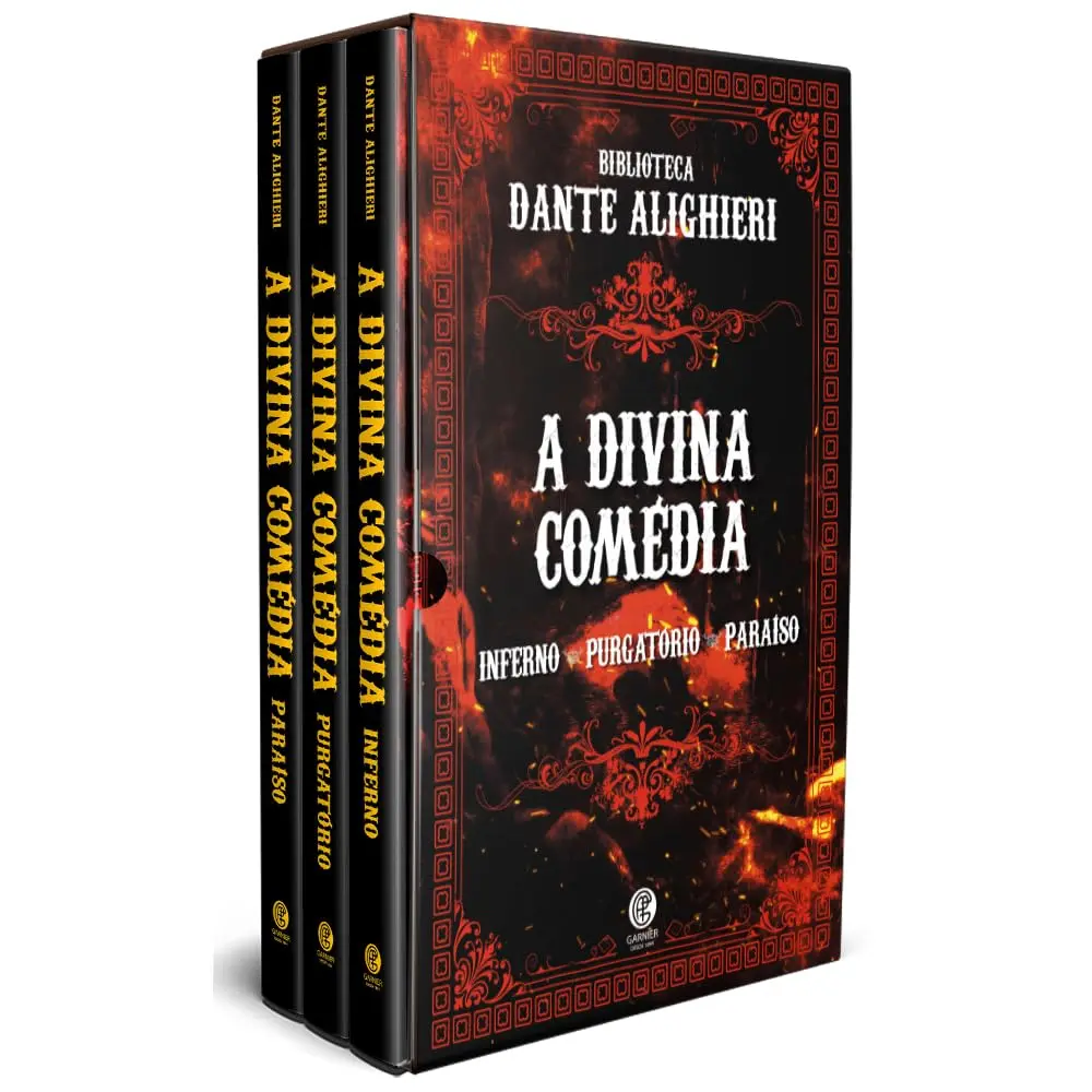 Biblioteca Dante Alighieri - A Divina Comédia | Edição de Luxo - Box com 3 Livros