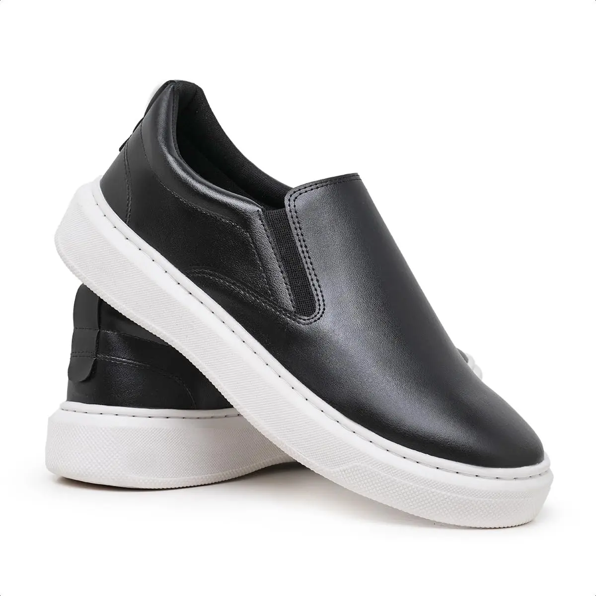 Tenis Slip On Masculino Casual Elegante Confortavel Sem Cadarço - 1