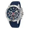 Relógio Masculino Nautica Chrono Azul com Pulseira Silicone - 1