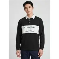 Camisa Polo Masculina Aleatory Golf Club Preta - 1
