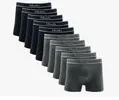 Kit 10 Cuecas Boxer Masculinas Sem Costura tam p - 1