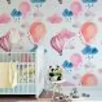 Papel de Parede Infantil Balão N3971 - 1