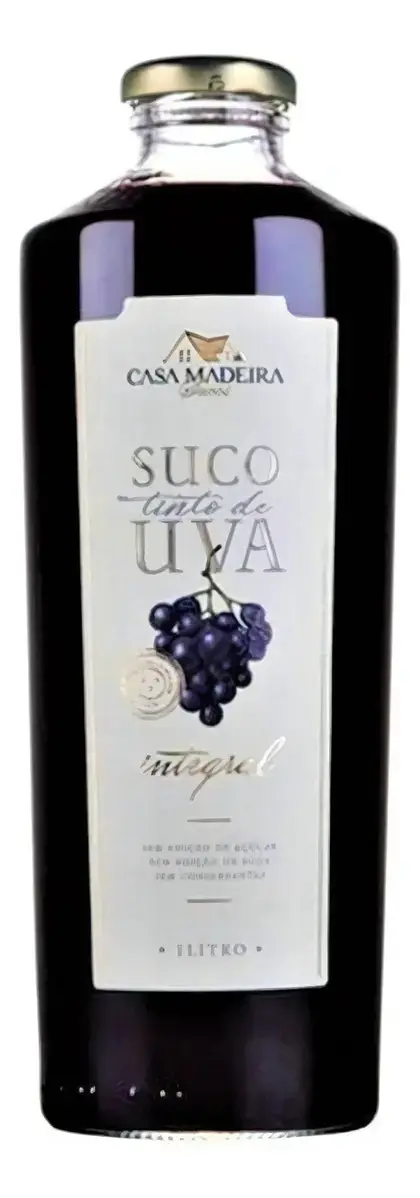 Suco De Uva Tinto Integral - Casa Madeira - 1L