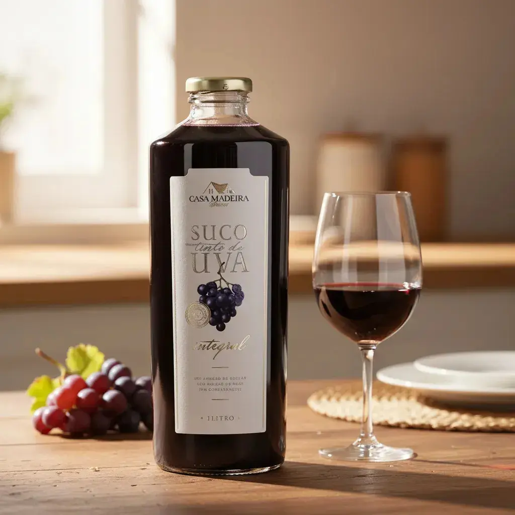 Suco De Uva Tinto Integral - Casa Madeira - 1L thumbnail 4