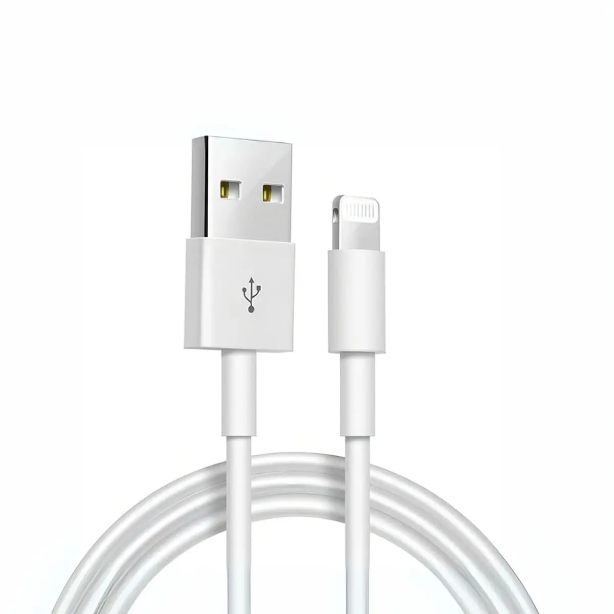Cabo Carregador Turbo Usb 2 Metros Compatível Com iPhone 6 7 8 X Xr Xs 11 12 13 14 Pro Max iPad E iPod Ultra Resistente Design Clássico Carregamento Rápido Sincronização De Dados - 1