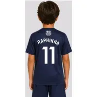 Camisa Barcelona Stamina Azul Marinho 11 Raphinha