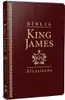 Bíblia King James Atualizada Slim | Kja | Vinho Couro - 1