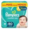 Fraldas Pampers Confort Sec M x 80 unidades - 1