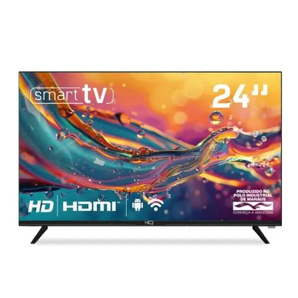 Smart Tv Hq 24" Hd Tela Sem Bordas Sistema Android Design Sli - 1