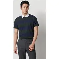 Camisa Polo Masculina Aramis Listrada Verde - 1