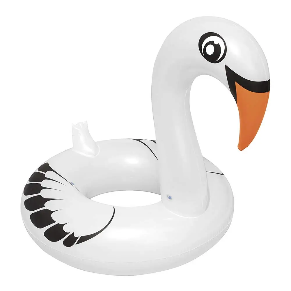 Mor - Boia Inflável Cisne Perolado Branco com Abertura