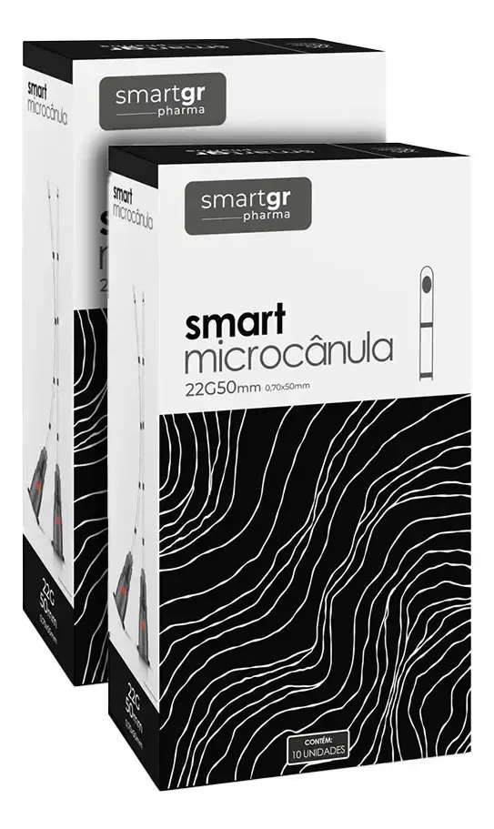 Kit Com 2 Caixas Smart Gr Microcânula 22g X 50mm