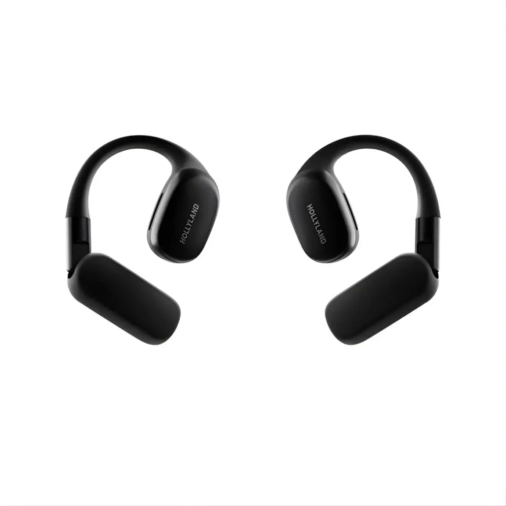 Fone De Monitoramento Hollyland Lark Max 2 OWS Preto | Monitoramento sem fio OWS com baixa latência
