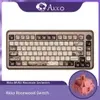 Akko MU02 Teclado Mecânico de Madeira 75% RGB Sem Fio - 1