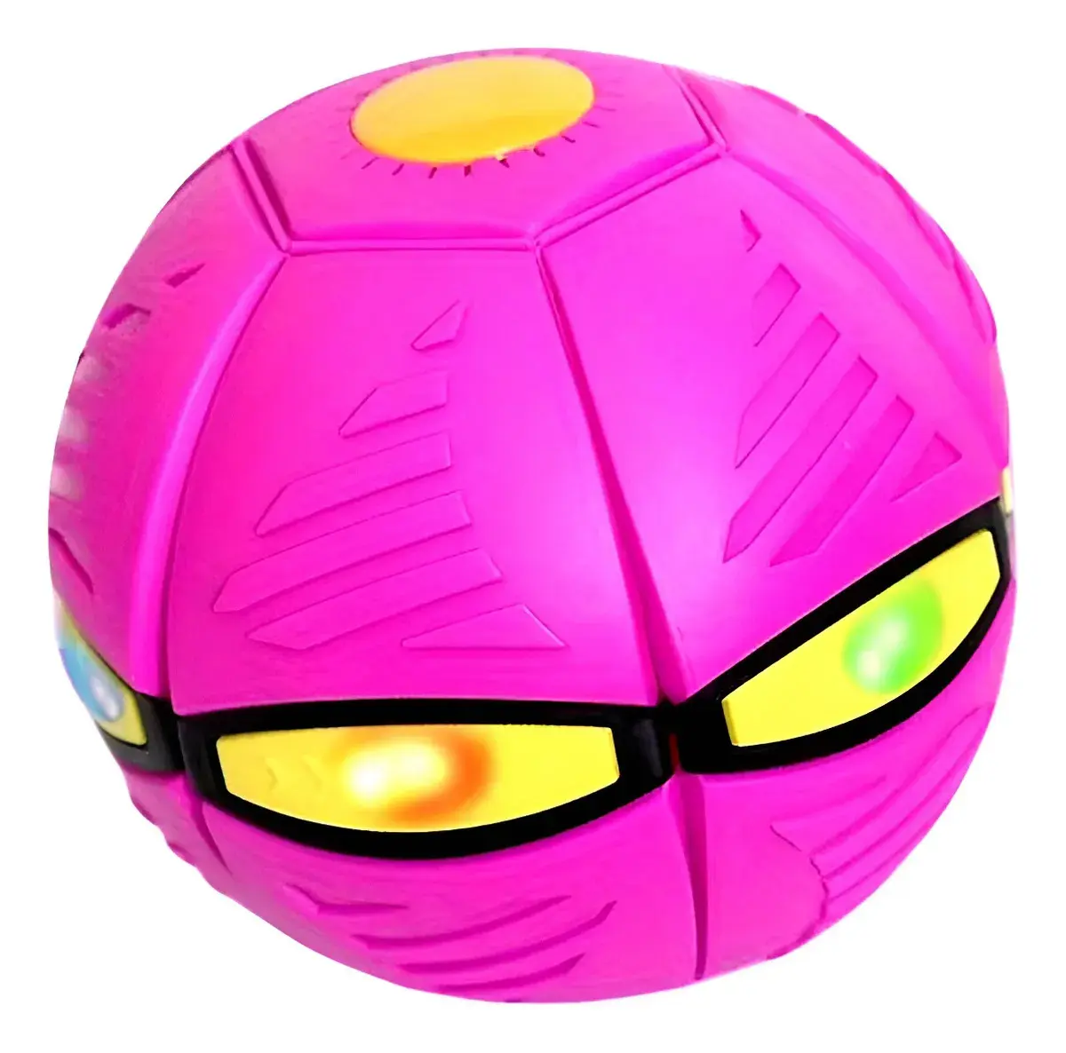 Bola Mágica Disco Voador Brinquedo Ao Ar Livre Bola Maluca Cor Rosa - 1