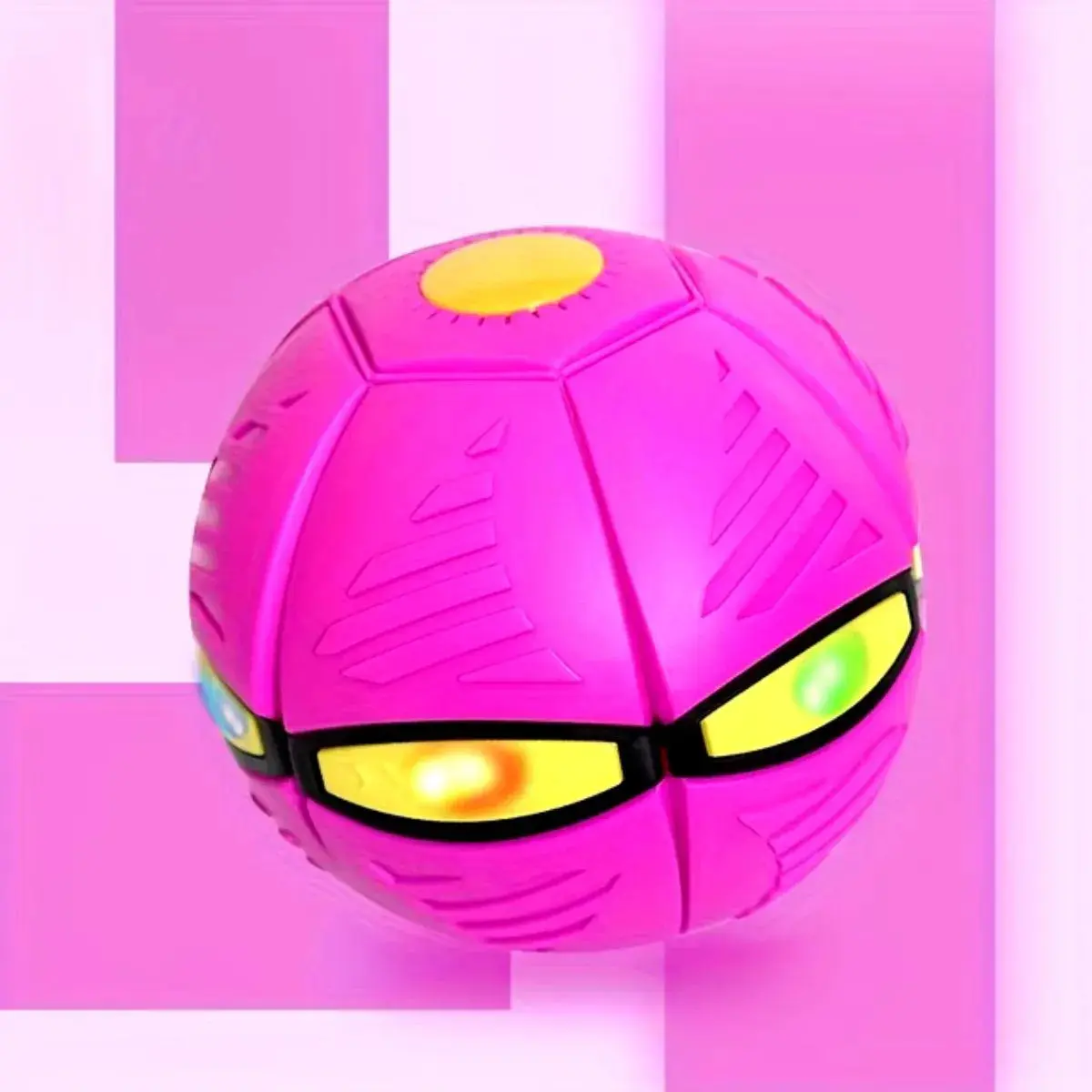 Bola Mágica Disco Voador Brinquedo Ao Ar Livre Bola Maluca Cor Rosa thumbnail 4