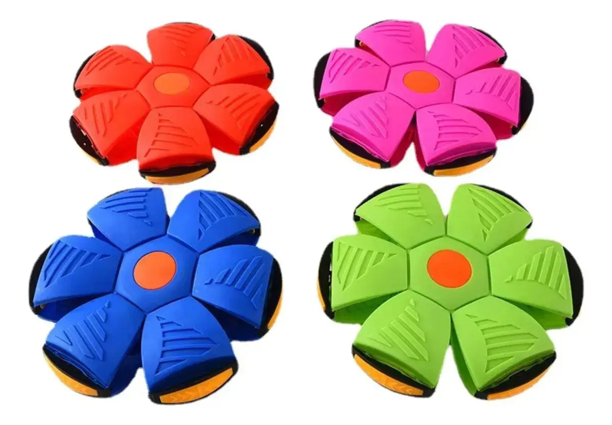 Bola Mágica Disco Voador Brinquedo Ao Ar Livre Bola Maluca Cor Rosa thumbnail 6