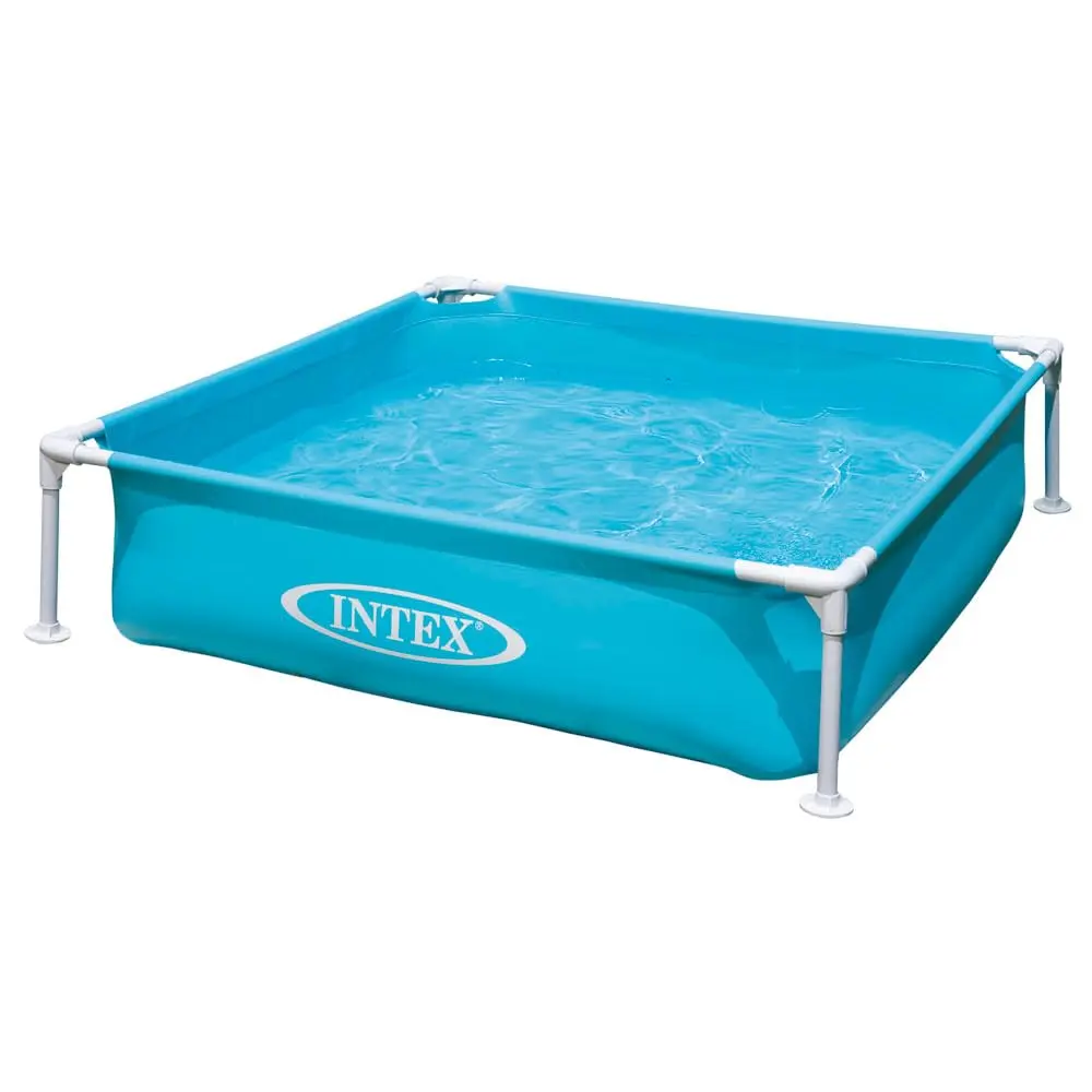 Piscina Infantil de Armação Metal - Azul 342L - Quadrada - 1