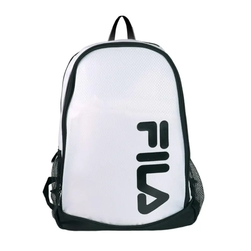 Mochila Fila College Letter Branca e Preta