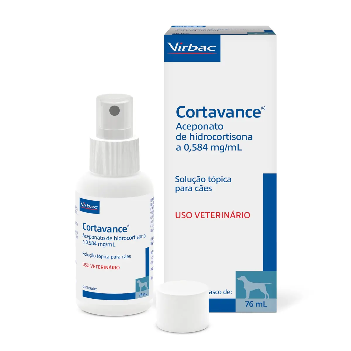 Cortavance Solução Tópica para Cães 76 mL - 1