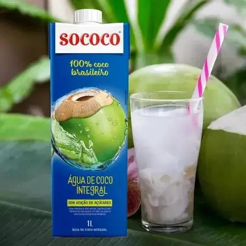Água de Coco Sococo 1 litro