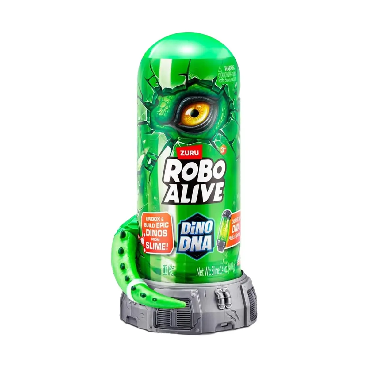 Candide, Brinquedo, Robo Alive, Dino DNA, Articulado, Com Sons - Verde