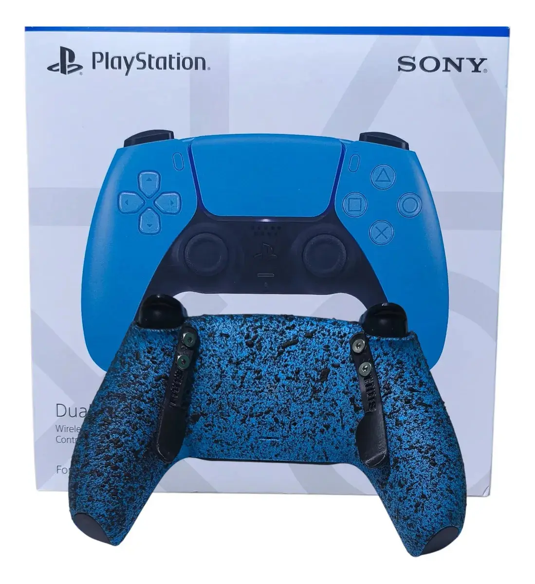 Dualsense + Paddles + Grip + Hall Effect Azul Celeste