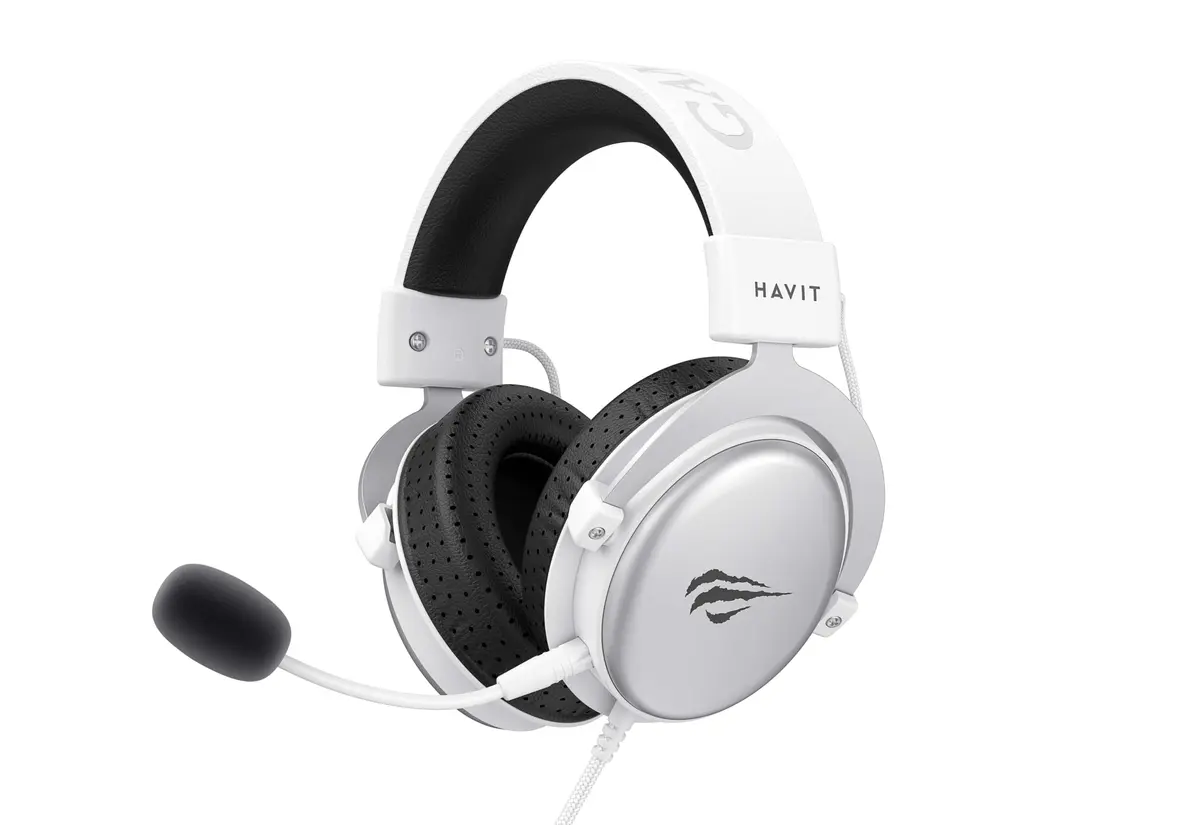 Fone De Ouvido Gamer Headset Havit H2015D Pc/Xbox/Ps4/Ps5 (Branco)