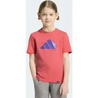 Camiseta adidas Sportswear Estampada Rosa