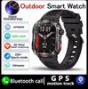 Smartwatch huawei xiaomi militar gps relógio inteligente masculino lanterna bússola à prova - 1