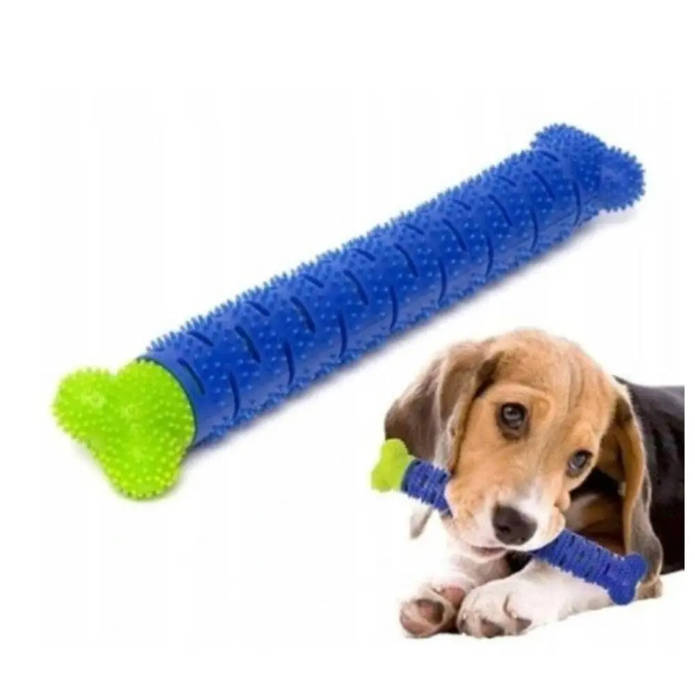 Mordedor Dental para Cães Removedor de Tártaro Chewbrush, Brinquedo Escova de Dentes para Cachorro, Limpa Placa e Mau Hálito, Massageia Gengivas, Borracha Resistente para Mastigação
