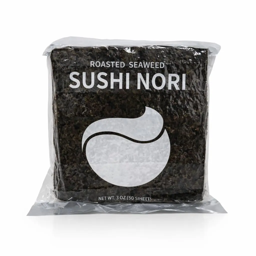 Alga Marinha Nori para FRITURA Sushi Temaki Silver Crocante 50 Folhas Categoria E ÚLTIMA COLHEITA