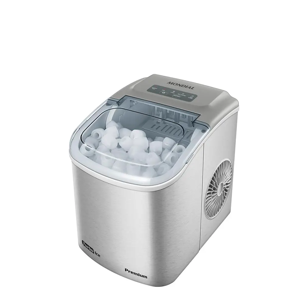 MONDIAL Máquina de Gelo Turbo Ice Premium, Cinza, 220V - MG-12-GI