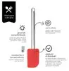 Mimo Style Espátula com Cabeça de Silicone e Cabo em Inox de Excelente