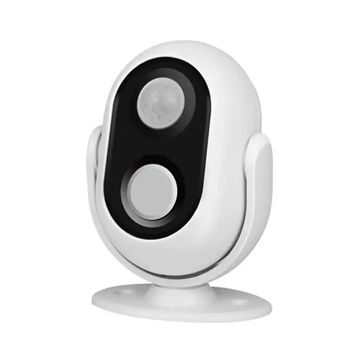 Sensor de Presença 3 Em 1 Multifunção Campainha De Alarme Em 8 Idiomas Diferentes Com Autofalante Infravermelho Anti Roubo Rotação 360 Graus PREMIUM ONYK