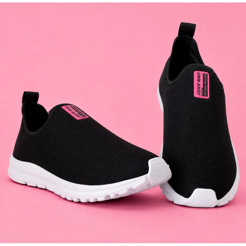 Tênis Meia Feminino Calce Fácil Botinha Ortopédico Esportivo Sneaker Slip On Casual confortável Academia - 1