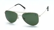 Óculos de Sol Aviador Clássico Unissex Polo London Club, Armação em Metal Stainless Stell - 1